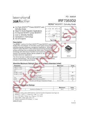IRF7353D2TR datasheet  